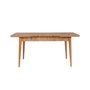 Hanah Home Vina 0701 Conjunto de Mesa de Comedor Extensible y Sillas, Pino Atlántico y Antracita